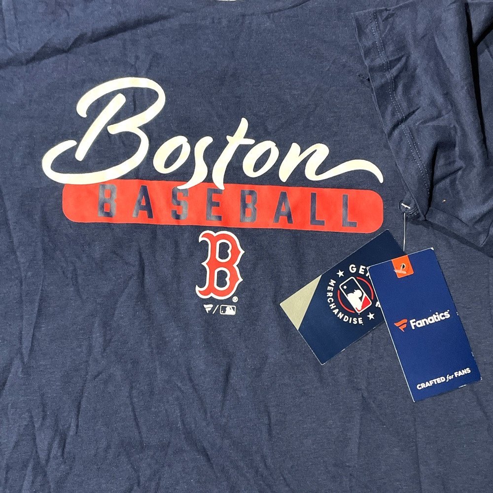 NEW Boston Red Sox Fanatics Women's XL T-Shirt Navy